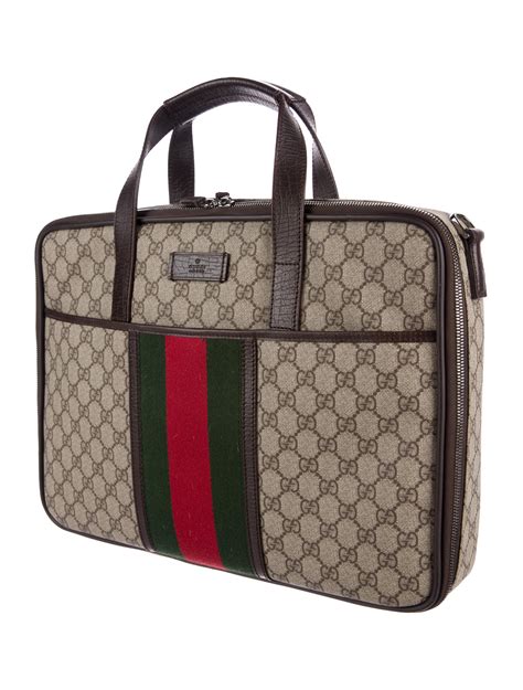 designer laptop bags for ladies gucci|Gucci pre owned laptop bag.